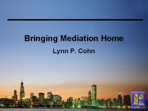 Lynn cohn mediator