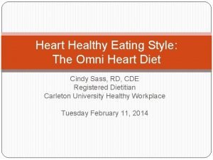 Omni heart diet