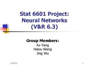Stat 6601 Project Neural Networks VR 6 3