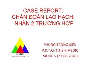 CASE REPORT CHN ON LAO HCH NH N