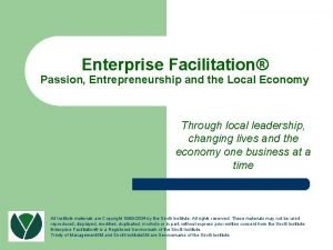 Enterprise facilitation