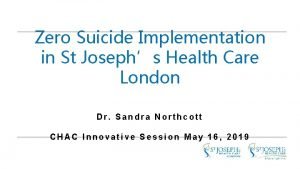 St josephs suicide