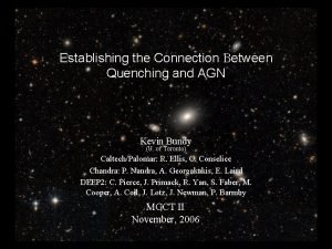 Establishing the Connection Between Quenching and AGN Kevin