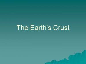 Vibrations on the earth's crust
