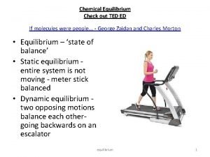 Ted ed equilibrium