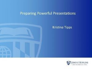 Presentation tipps