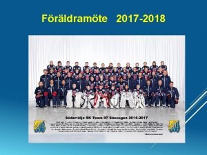 Frldramte 2017 2018 Agenda Nygamla SSK Pelle Svensson