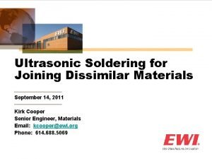 Ultrasonic soldering iron