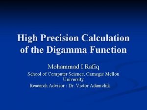 Digamma function calculator