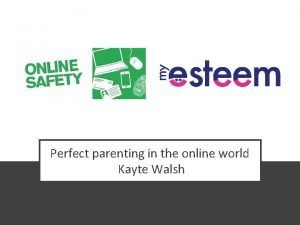 Perfect parenting in the online world Kayte Walsh