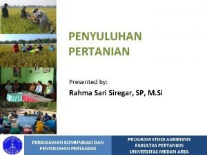 Penyuluhan adalah