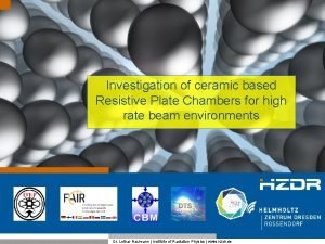 Investigation of ceramic based Resistive Plate Chambers for