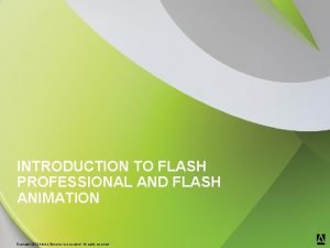Introduction to flash animation