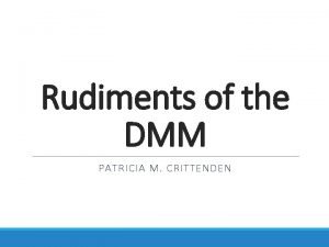 Dmm attachment theory