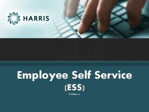 Employee Self Service ESS Version 2 22 Employee