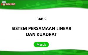 STANDAR KOMPETENSI DASAR INDIKATOR MATERI LATIHAN SOAL TUGAS