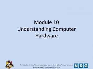 Computer hardware slides