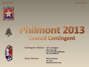Philmont duty roster