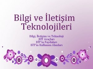 Yazılı ve basılı bit araçları Yazılı ve basılı bit araçları