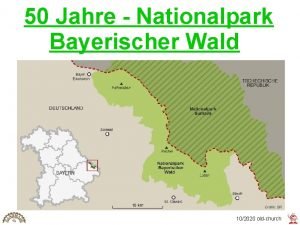 50 Jahre Nationalpark Bayerischer Wald 102020 oldchurch Geografisch