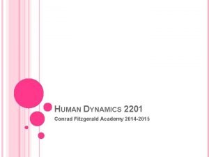 Human dynamics 2201