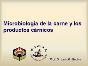 Microbiologa de la carne y los productos crnicos