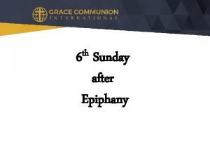 th 6 Sunday after Epiphany Matthew 5 21