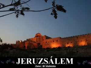 JERUZSLEM Zene El Violinista Jeruzslem Izrael fvrosa a