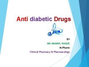 Antihyperglycemic drugs classification