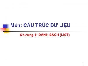 Mn CU TRC D LIU Chng 4 DANH