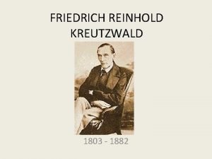 Kirjanik friedrich reinhold Kirjanik friedrich reinhold