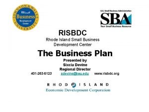 Rhode island small business development center