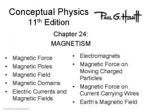 Conceptual physics magnetism Conceptual physics magnetism