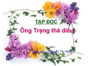 TP C ng Trng th diu Gio vin