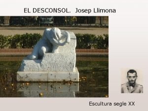 EL DESCONSOL Josep Llimona Escultura segle XX 1