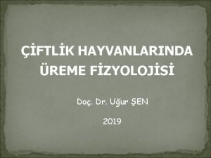 FTLK HAYVANLARINDA REME FZYOLOJS Do Dr Uur EN