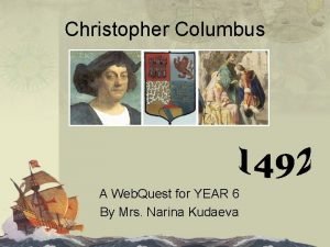 Columbus day webquest