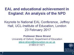 Steve strand oxford