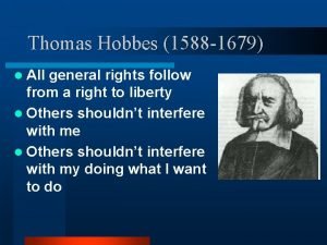 Thomas hobbes on freedom