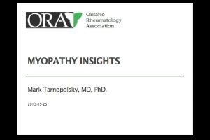 HISTORY myopathy u Weakness vs fatigue Proximal vs