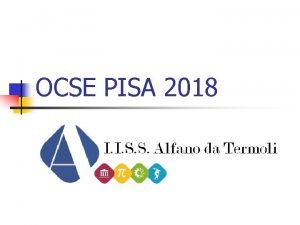 OCSE PISA 2018 Che cos PISA n n