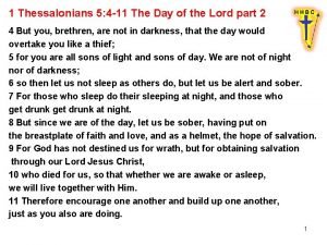 1 thessalonians 5:4-11