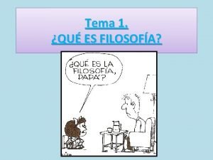 Etapas de la filosofía