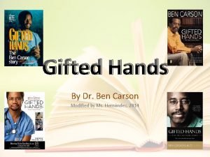 Gifted hands ben carson