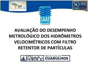 Retentor de particulas para hidrometro