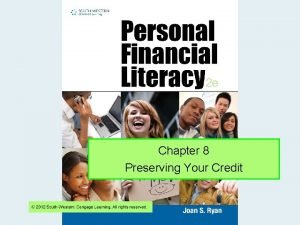 Preserving your credit