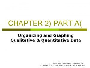 Graphing qualitative data