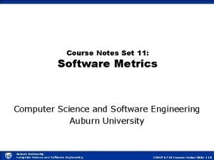 Metrics computer science