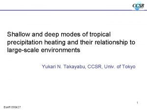 Shallow and deep modes of tropical precipitation heating