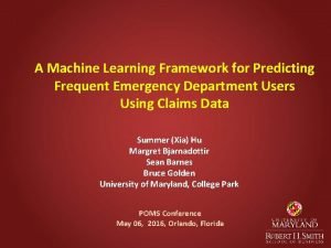 A Machine Learning Framework for Predicting Frequent Emergency